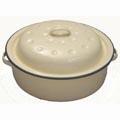 Falcon Traditional 20cm Round Roaster Cream Enamel