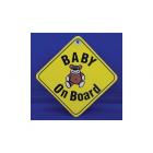 Baby On Board Diamond Car Window Hanger