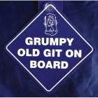 Grumpy Old Git Diamond Shaped Window Hanger