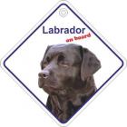 Labrador Diamond Shaped Window Hanger