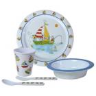 Freddie and Friends 5 Piece Children's Melamine Dining Set