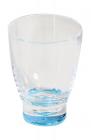 Quest Elegance Acrylic Glass Range Tumbler Blue Coloured Base