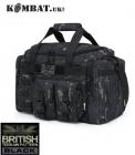 Kombat UK Saxon Holdall 35L Military Bag Army Style Molle - BTP Black Camo