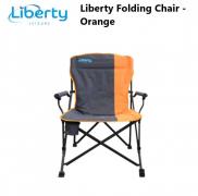 Liberty Leisure Folding Chair Outdoor Furniture Orange Caravan Motorhome LLFC-4