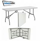 Leisurewize Blow Moulded Folding 6ft Trestle Table 180cm Camping Events Market