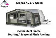 Dorema Monza XL270 Seasonal Awning Green 25mm Steel Frame