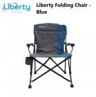 Liberty Leisure Folding Chair Outdoor Furniture Blue Caravan Motorhome LLFC-1