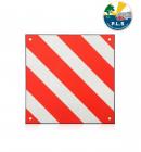 PLS Motorhome Aluminium Rear Warning Sign Safety Signal Reflector Plate PH925