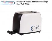 Powerpart Toaster 2 Slice Low Wattage Cool Wall Caravan Camping Motorhome PO241