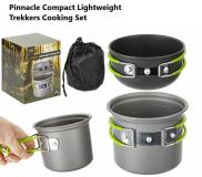 Summit Pinnacle Compact Lightweight Trekkers Cooking Set Camping Hiking Festival