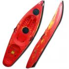 Riber Deluxe One Man Sit On Top Kayak Red & Yellow