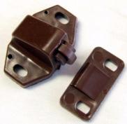 W4 Storage Door Brown Plastic Roller Catch Latch x 1 Caravan Motorhome