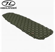 Highlander Nap-pak Primaloft Inflatable Sleep Mat Olive Camping Bed AIR072-OG