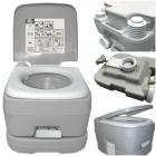 Leisurewize 10L Camping Travel Portable Lightweight Flushing Toilet Loo - GREY