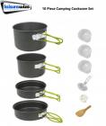 Leisurewize 10 Piece Premium Outdoor Cooking Pan Set Caravan Camping LW712