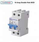 Powerpart 10 Amp Double Pole MCB C Curve Caravan Electrics L210A