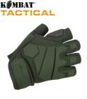 Kombat UK Alpha Fingerless Tactical Gloves Military Army Olive Green