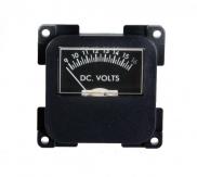 PowerPart Black C-Line 12 Volt Meter Caravan Motorhome PO408