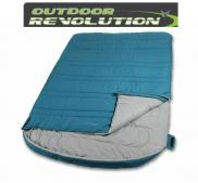 Outdoor Revolution Sun Star Coral Blue Double 400 Sleeping Bag ORSB2031-C/Blue