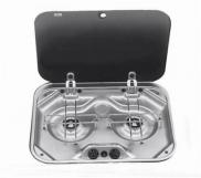 SMEV 8022 Caravan Boat Motorhome 2 burner hob 480mm x 370mm PI8022