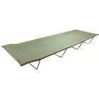 Highlander Camp Bed Olive Green Army Style Steel Frame 