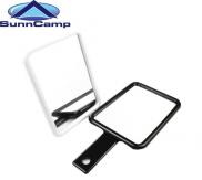 SunnCamp Three Way Camping Travelling Mirror Handheld & Stand, 