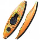 Riber One Person Sit In Kayak White Water Tourer Orange Yellow & Green