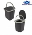 Sunncamp 20L Portable Camping Toilet Compact Potty Loo Caravan Picnic Festivals