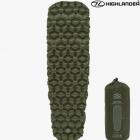 Highlander NAP-PAK Inflatable Sleeping Mat Camping Backpacking Air Baffles Nylon