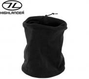 Highlander Polar Fleece Neck Gaiter Warmer Snood Winter Scarf Black HAT062-Black