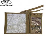 Highlander Waterproof Map Case Military Hiking Pouch HTMC Camo MAP001-HC