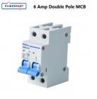 Powerpart 6 Amp Double Pole MCB Caravan Motorhome Electrics L205A