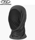 Highlander Lightweight Headover Moisture Wicking Face Mask, Balaclava Black