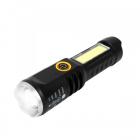 Leisurewize Rechargeable Torch Adjustable Beam Flashlight Torch LW720