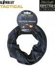 Kombat UK Army Tactical Snood Scarf Neck Warmer Airsoft Cadet BTP Black Camo