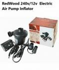 RedWood 240v/12v Electric Air Pump Inflator Air Beds Inflatables Camping BBPU104