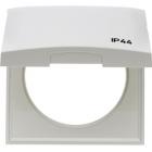 W4 Berker Frame with Hinged Lid (IP44) White