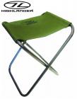 Highlander Portable Lightweight Folding Camping Fishing Stool OLIVE GREEN FUR068