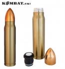 Kombat UK Army Military Bullet Thermos Vacuum Flask 1000ml Stainless Steel