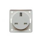 W4 Berker 13 Amp Socket - White