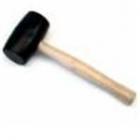 PLS RUBBER Tent Peg Mallet Hammer Hardwood Handle Caravan Awning Camping 6649700