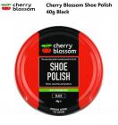 Cherry Blossom Traditional Shoe Polish With Carnauba Wax 40g Tin Black