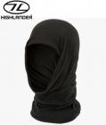 Highlander Thermal Fleece Headover Scarf Neck Warmer Walking Hiking HAT182-Black