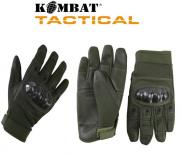 Kombat Men's Predator Tactical Gloves Carbon Fibre Military Army Olive Green