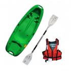 Riber Junior Sit On Top Kayak Green Starter Pack