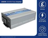 Streetwize 12v to 2000 Watt / 4000 Watt Inverter power. 2000 Watt - SWINV2000