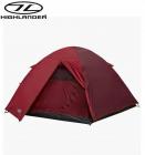 Highlander Birch 2 Person Dome Tent Easy Pitch Camping Festivals Cadet Tango Red