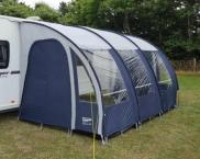 Leisurewize Ontario 390cm Blue Ultimate Caravan Poled Porch Awning LWPP2B