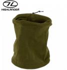 Highlander Polar Fleece Neck Gaiter Warmer Snood Winter Scarf HAT062-Olive Green