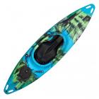 Riber One Person Sit In Kayak Blue Green & Black White Water Tourer 